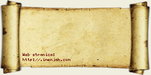 Mia Pjanić vizit kartica